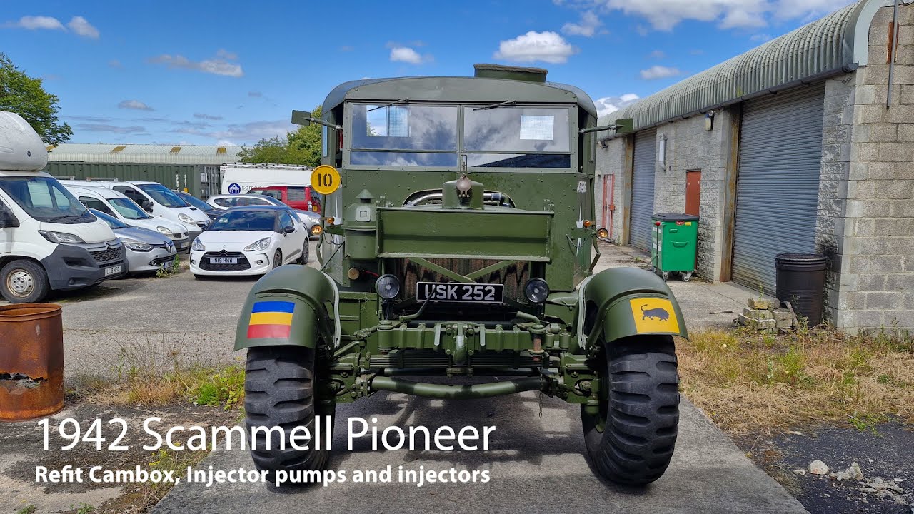 1942 Scammell Pioneer - Gardner 6LW back in one piece and running