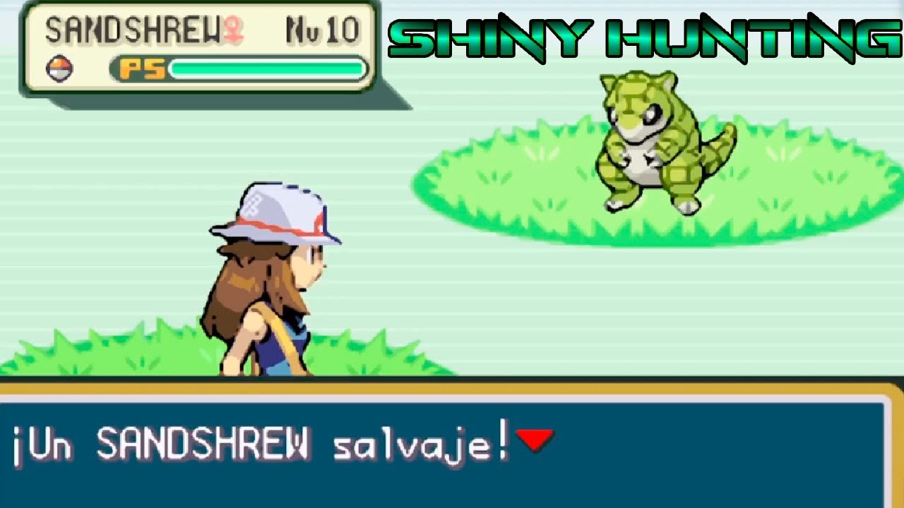 Shiny De Ruta Sandshrew Shiny Pokemon Rojo Fuego - 1,720 RE - Ruta 4 (Exclusivo de ...