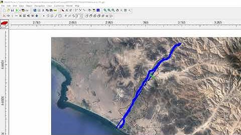 Basic Example of the River Package (RIV) in MODFLOW with Model Muse