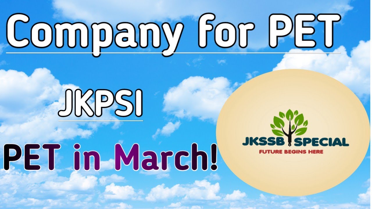 JKPSI PET in March!