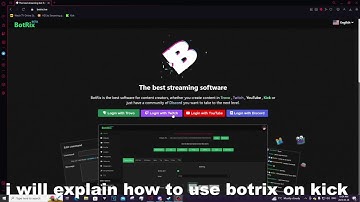 How to setup Botrix for Kick EASY TUTORIAL