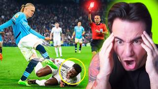 American Reacts to The Most BRUTAL FOULS in Football