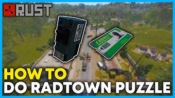 How to Do the Radtown Monument Puzzle in Rust (Full Guide)