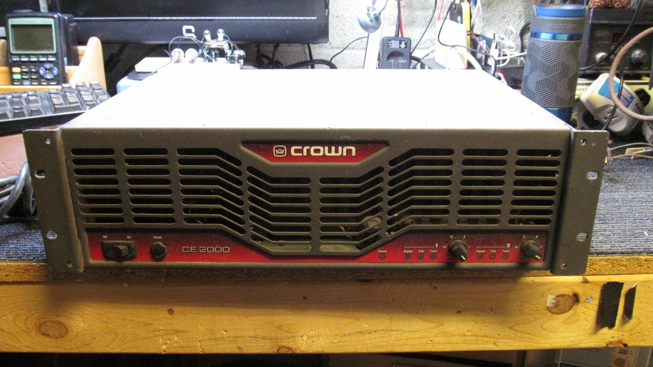 Crown CE2000 Power Amp "Fix"