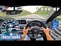 1000HP BMW M5 F90 *315KMH* on AUTOBAHN [NO SPEED LIMIT] by AutoTopNL