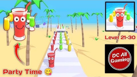 Juice Run Gameplay Level 21-30 • All Levels Full Screen Gameplay For (Android, iOS)