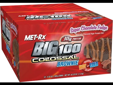 Honest Reviews: Met-Rx - Big 100 Colossal Brownie By oppermanfitness/#gains