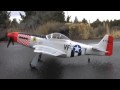 BlitzRCworks P-51D Mustang Maiden Flight, & Fatal Flight #3