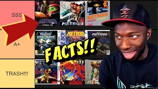 METROID GAME TIER LIST!! | EVERY METROID GAME RANKED!
