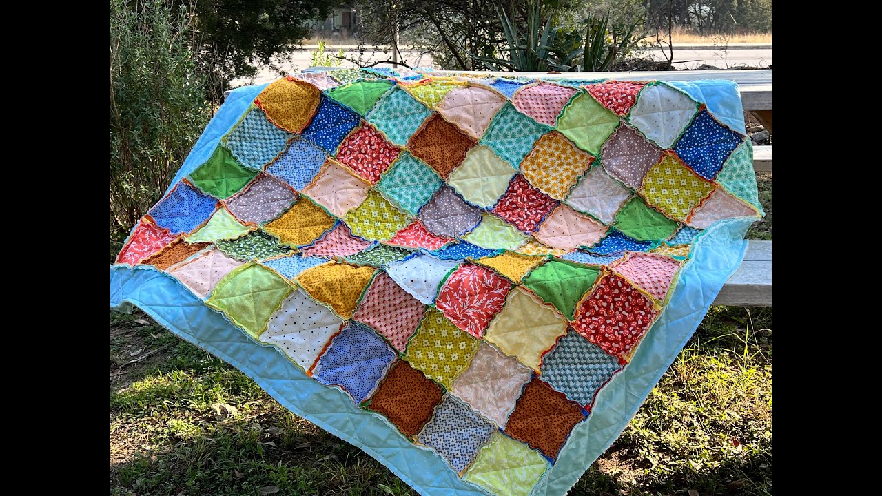 angel-kat on X: 📍Quilt Project #6 ✓ 1st ever rag quilt is done! This was  a really fun project. Easy & great use of fabric/batting scraps. Excellent  for beginners; doesn't require preciseness.
