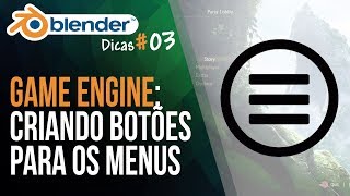 Adding Buttons to Menus - Tutorial: Blender Game Engine