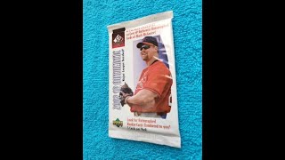 2002 Upper Deck SP Authentic Mark McGwire baseball pack! Found: Vladimir Guerrero & Bobby Abreu!