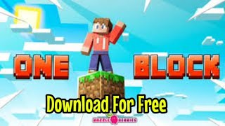 ONE BLOCK download For Minecraft PE Android | One Block mod for Mobile #minecraft screenshot 3