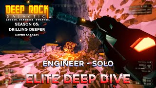 DIRTY RESERVE | Deep Rock Galactic S05 DEEP DIVE ☆ELITE☆ (Crystalline Caverns) ENGINEER - SOLO