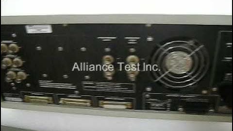 1250, Solatron Frequency Response Analyzer from Alliance Test