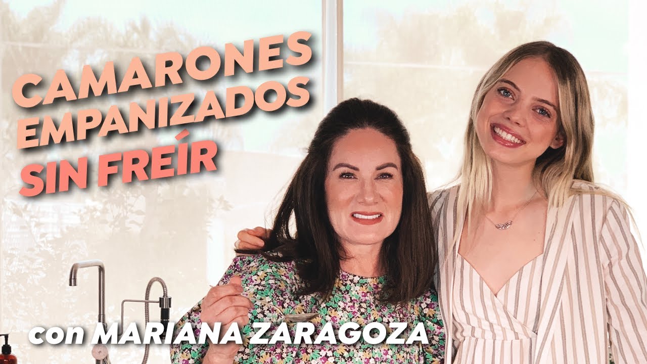 Mariana Zaragoza cocina conmigo ( Camarones EMPANIZADOS SIN FREÍR) 🍤 #Receta I Puro Glow