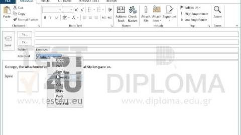 Navigate to the Drafts folder, find the email with subject Exercises and delete the file...