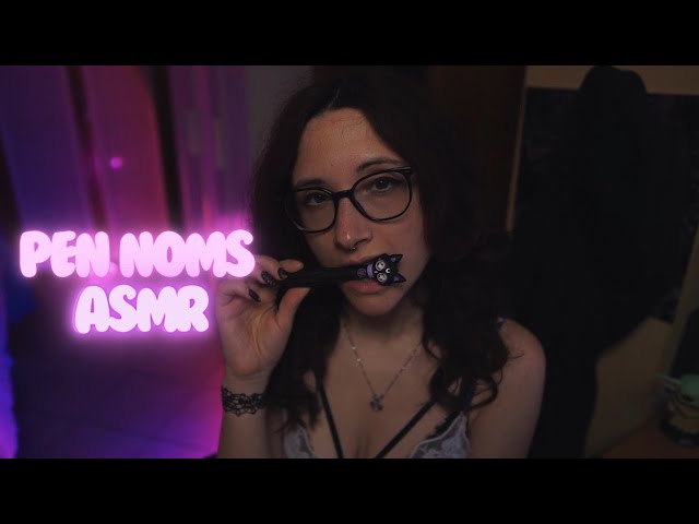 ASMR Pen noms e mouth sounds per la tua tingle immunity (no talking)