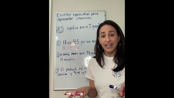 Go Math 6th grade 8.2 Spanish Write An Equation Representing A Situation