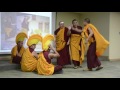 Tibetan monks debate demonstration
