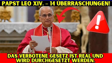 The Pope surprises with the revelation that a hidden heavenly law, the proclamation of which the