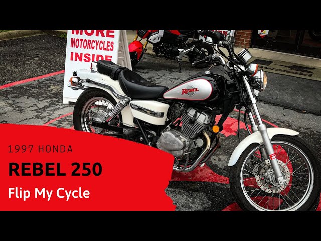 1997 Honda Rebel 250 - YouTube