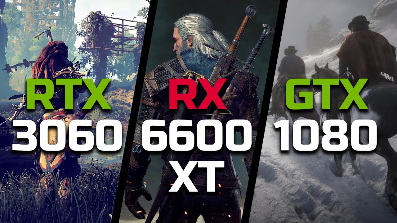 RTX 3060 vs RX 6600 XT vs GTX 1080 - Test in 9 Games - YouTube