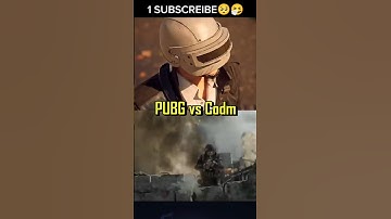 PUBG Mobile VS CodM... Which one is better🤔 #pubg #vs #codm #shortvideo