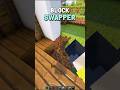 Minecraft Block Swapper 🤠 #shorts #minecrafttutorial