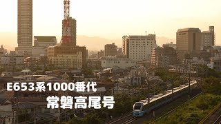 E653系1000番代 夏の臨時列車 特急『常磐高尾号』 1-2