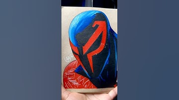 Drawing Spider-Man 2099 (Miguel O’Hara)