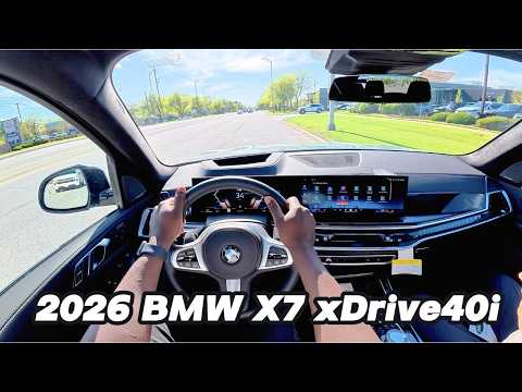 2026 BMW X7 xDrive40i | POV Test Drive