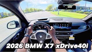 2026 BMW X7 xDrive40i | POV Test Drive