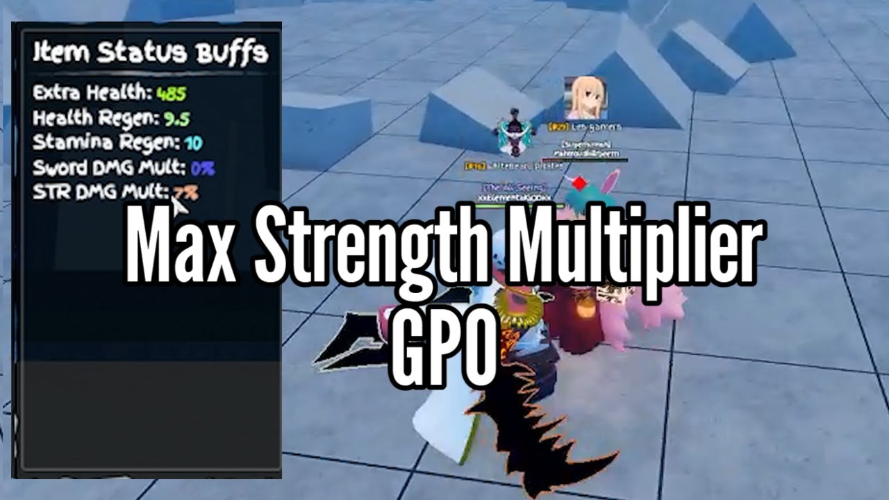[GPO] Max Strength Multiplier Build - YouTube