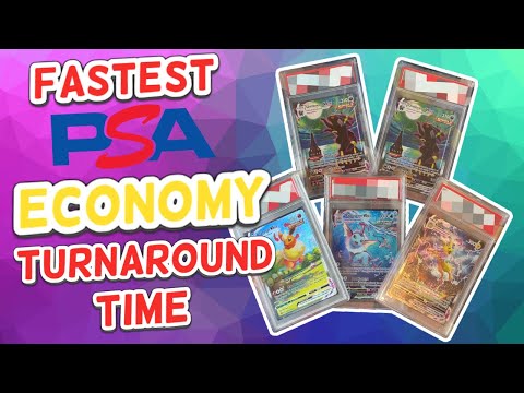 FASTEST turnaround time for a PSA ECONOMY Services in 2022! PSA Pokemon Returns!