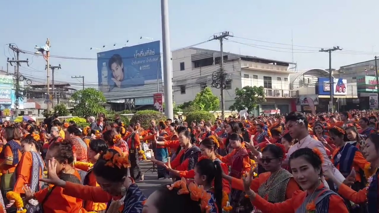 นางรำนับหมื่นคนรำบวงสรวงกรมหลวงประจักษ์ปีพ.ศ 2568 ณ.อุดรธานี