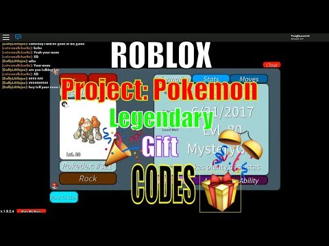 Project Pokemon Mystery Gift Codes - what are the codes for roblox project pokemon