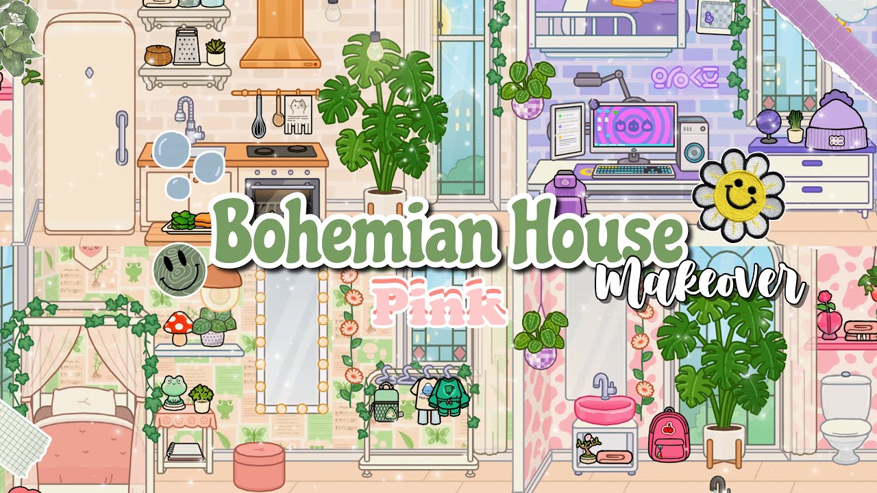 🌿Preppy Bohemia House House Ideas Toca Boca Toca Life Wolrd