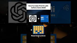HOW TO MAKE MONEY IN MINE&#39;S GAME USE CHATGPT | AI EARNING TRICK