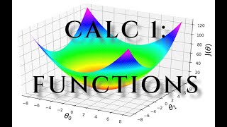 Calc 1 - Lecture 01: Intro to Functions, Domain, Piecewise, Symmetry