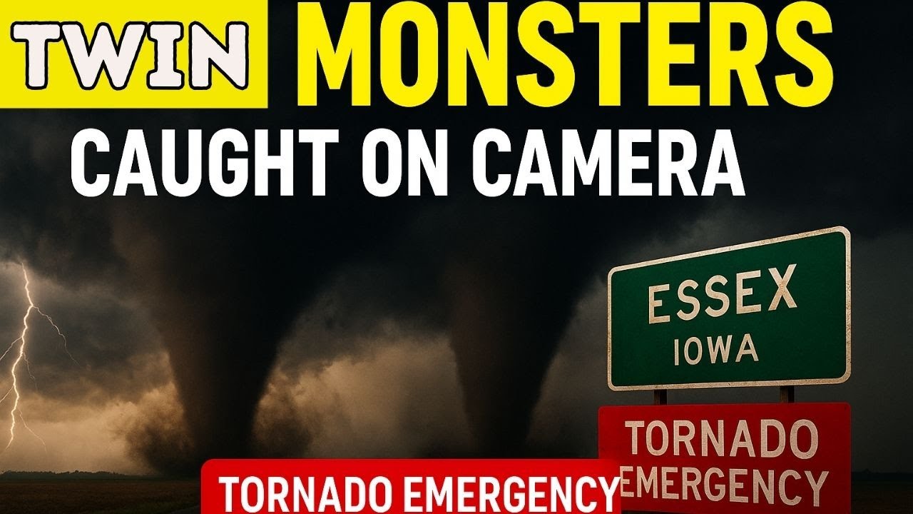 Twin Tornadoes Hit Essex Iowa: Deadly Storm Warning Issued! - YouTube