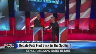 Debate puts Flint back in the spotlight