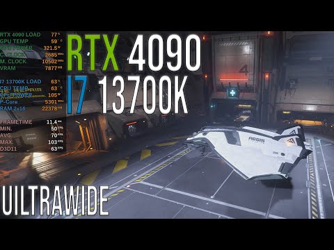 Star Citizen | RTX 4090 + I7 13700K | Max Settings | Ultrawide 3440x1440