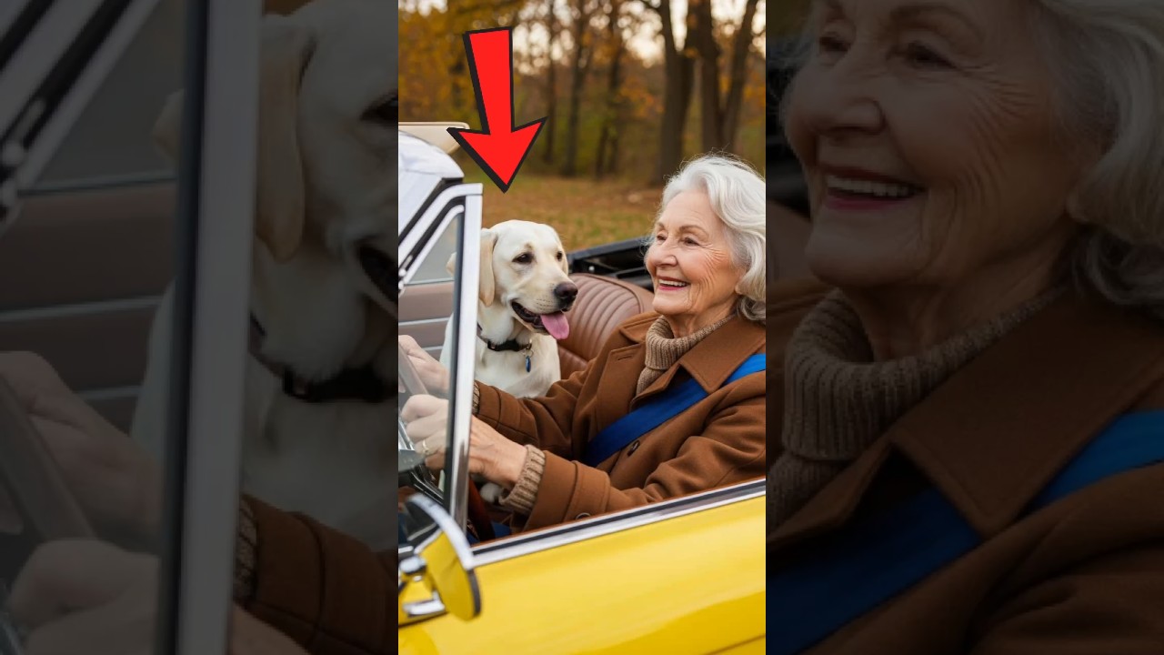 An Elderly Woman Saves Abandoned Puppy from the Freezing Cold 