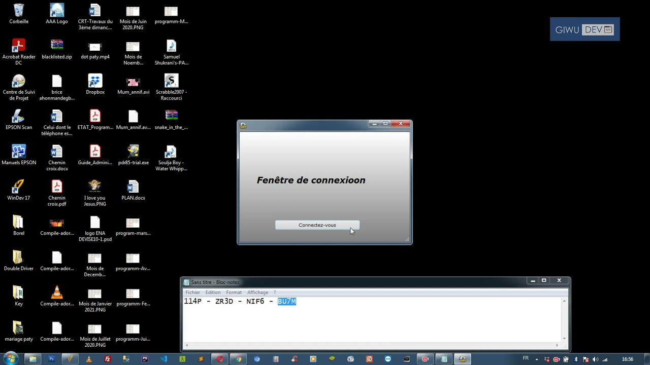 Windev : Gestion d'une licence d'application (N° de série + Clé d'activation)