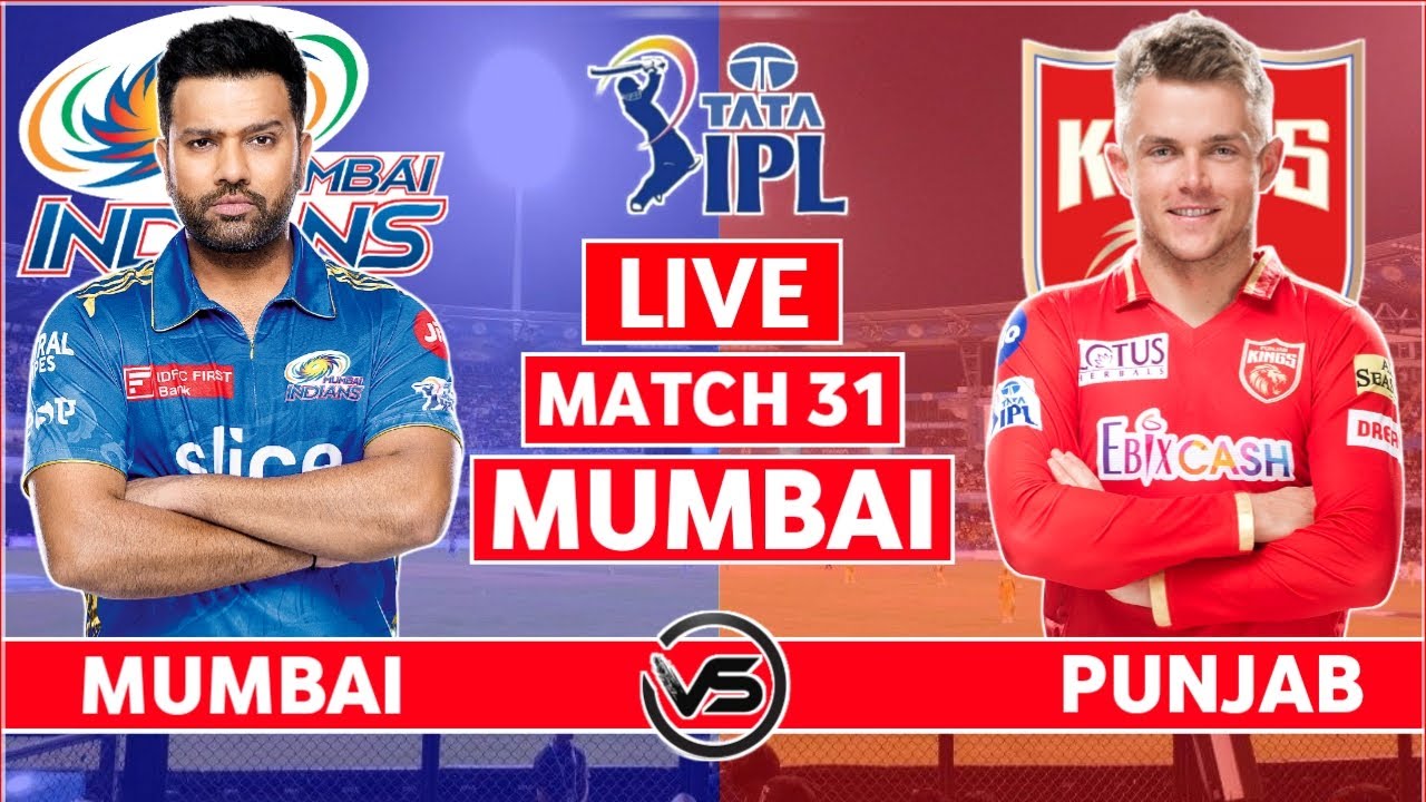 IPL 2023 Live Mumbai Indians vs Punjab Kings Live Scores MI vs PBKS Live Scores and Commentary