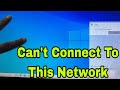 How to Fix All Internet Network /Connection Can’t Connect To This Network Problem Windows#macnitesh 