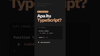 Apa itu TypeScript ?