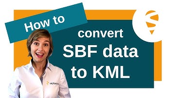How to convert SBF data to KML