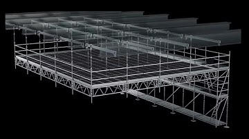 Suspended scaffold: RINGSCAFF Sky by Scafom-rux
